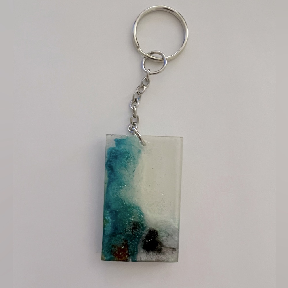 Shark tooth keychain